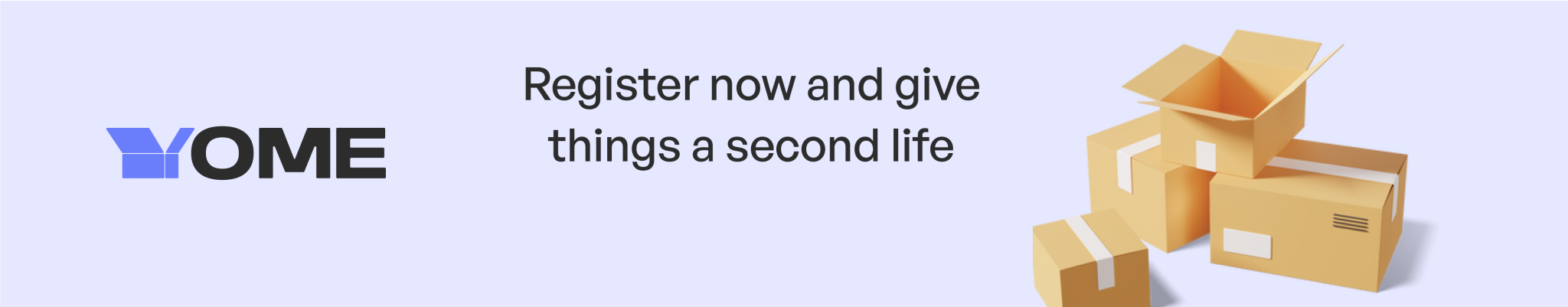 Register now and give things a second life