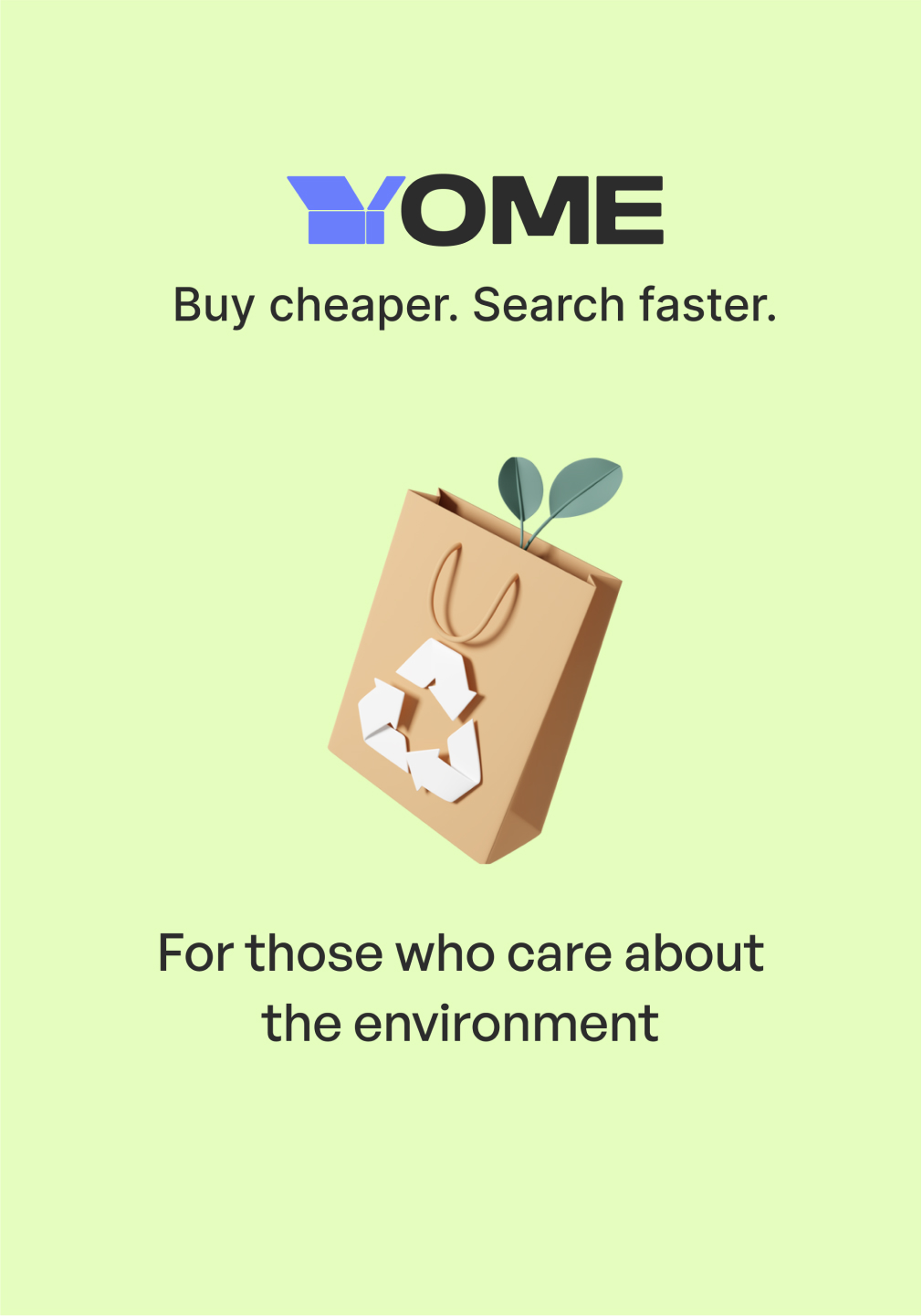 Register now and care about the environment